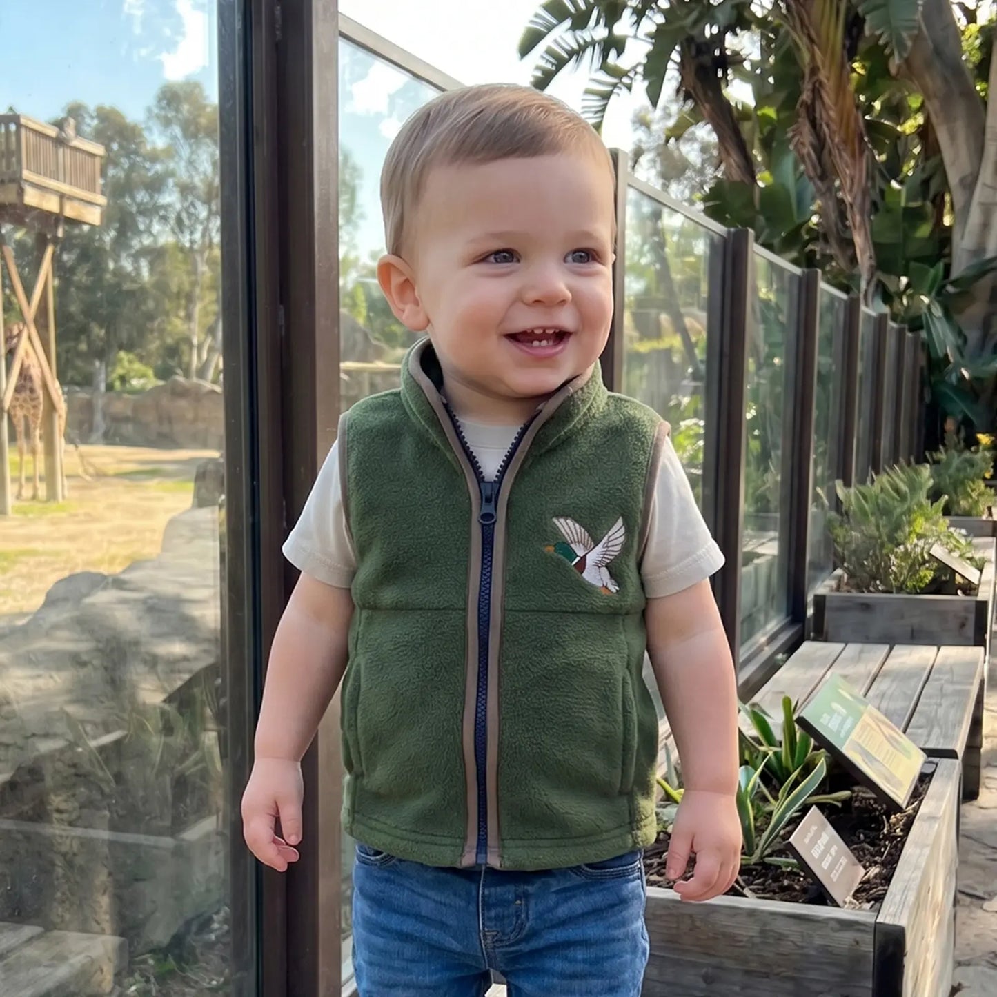 ✨Toddler Embroidered Vest – Cute Layer for Everyday Adventures