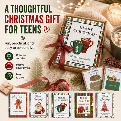 🔥 LIMITED-TIME 50% OFF - 🎄📚Christmas Gift Card Book