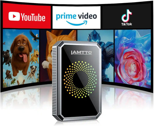 Plug-and-Play Streaming with 3-in-1 Wireless CarPlay Adapter