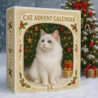 🐱🎄 2026 Christmas Cat Advent Calendar – A Gift for Cat Lovers (Holiday Countdown, 24 Christmas Tree Ornament Designs)