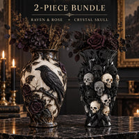 💎Crystal Skull+🐦‍⬛Midnight Ravens(✨Save 10% & Free Shipping)