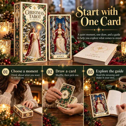 🔮 Yuletide Tarot Deck | 78 Festive Cards & A Guided 12-Day Holiday Ritual