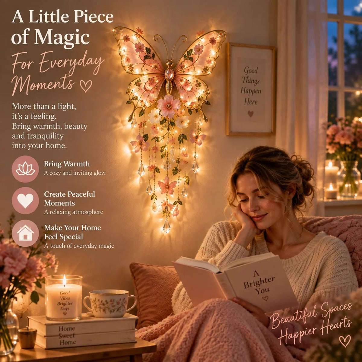 🔥Last Day 49%🦋Butterfly Garden Light - 31.5-Inch