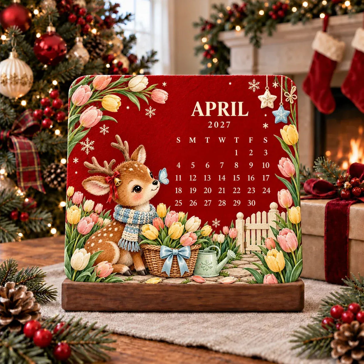 🎄🌱 Christmas Limited Edition – Eco-Friendly Plantable “Timeless” Seed Calendar 2027 🌸🌿