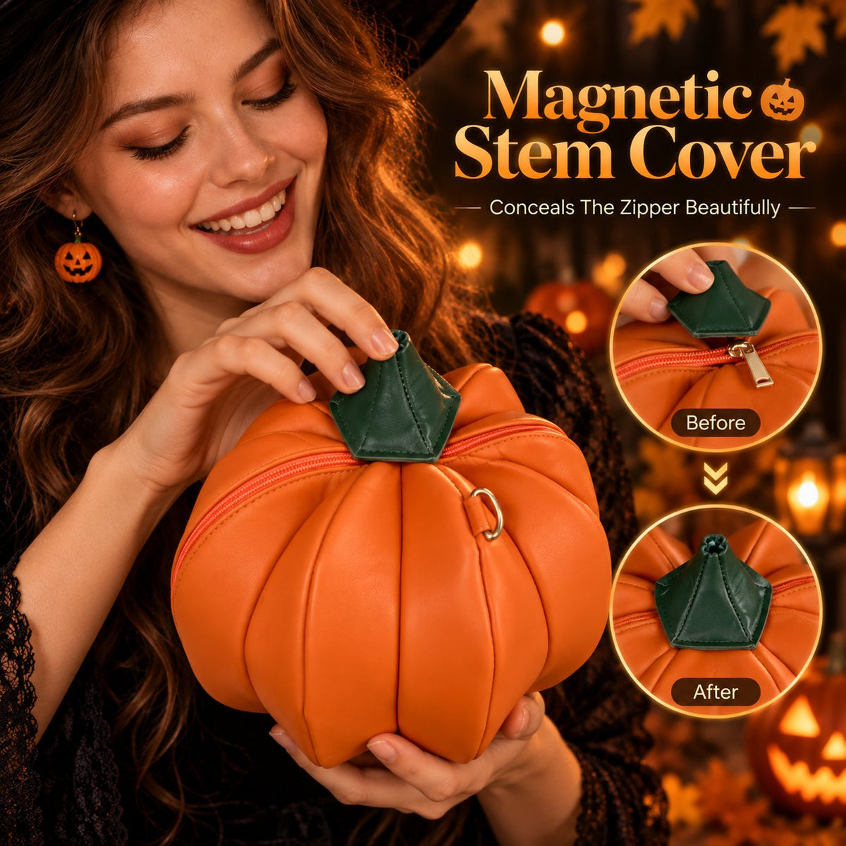 🎃✨Hungry Pumpkin Halloween Crossbody Bag (✨Same as in the video)