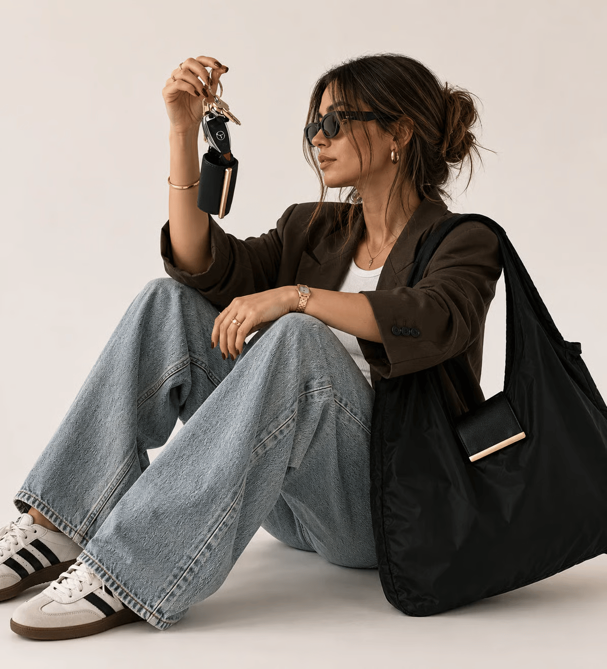 2-in-1 Transformable Vegan Leather Tote Bag