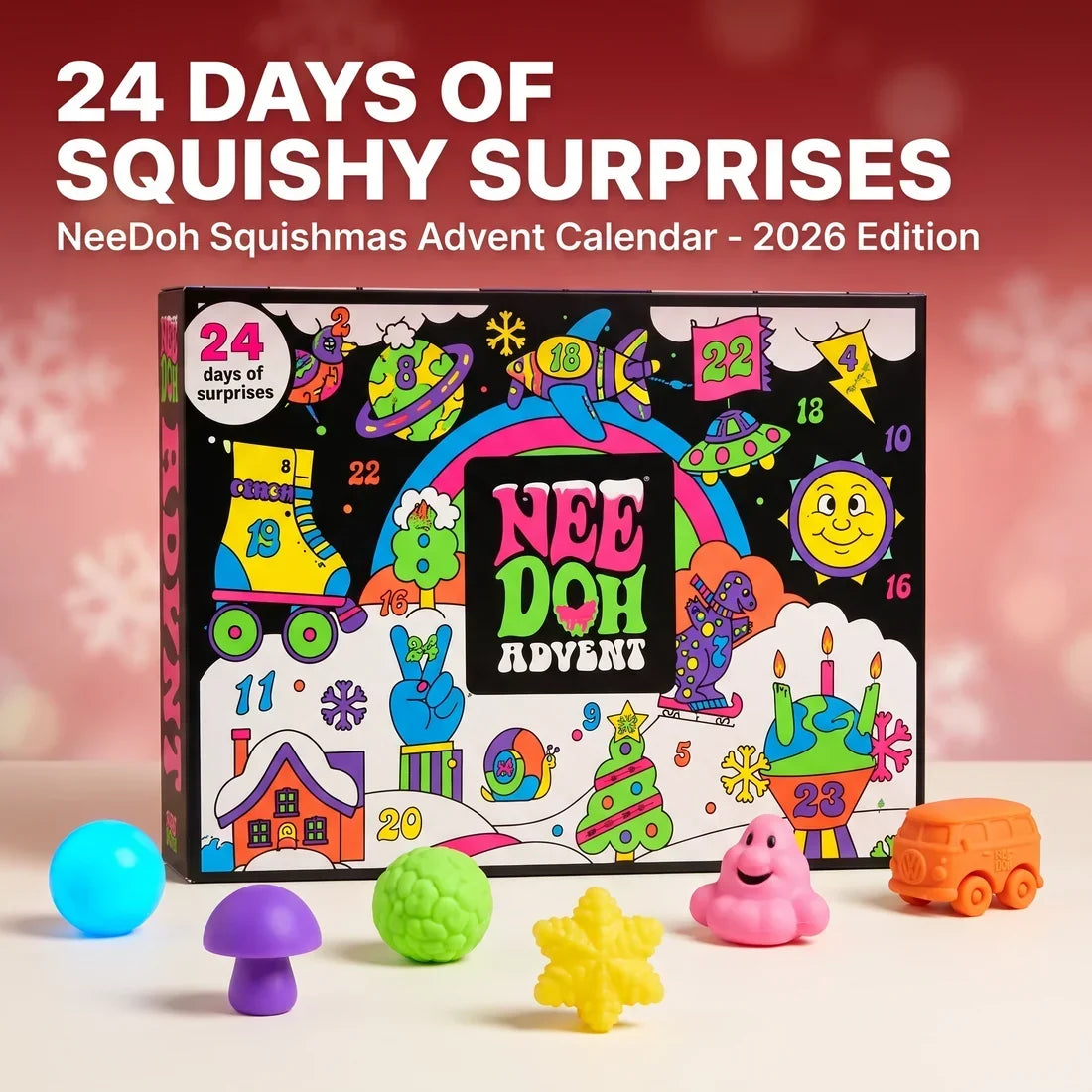 NeeDoh Squishmas Advent Calendar – 2026 Edition