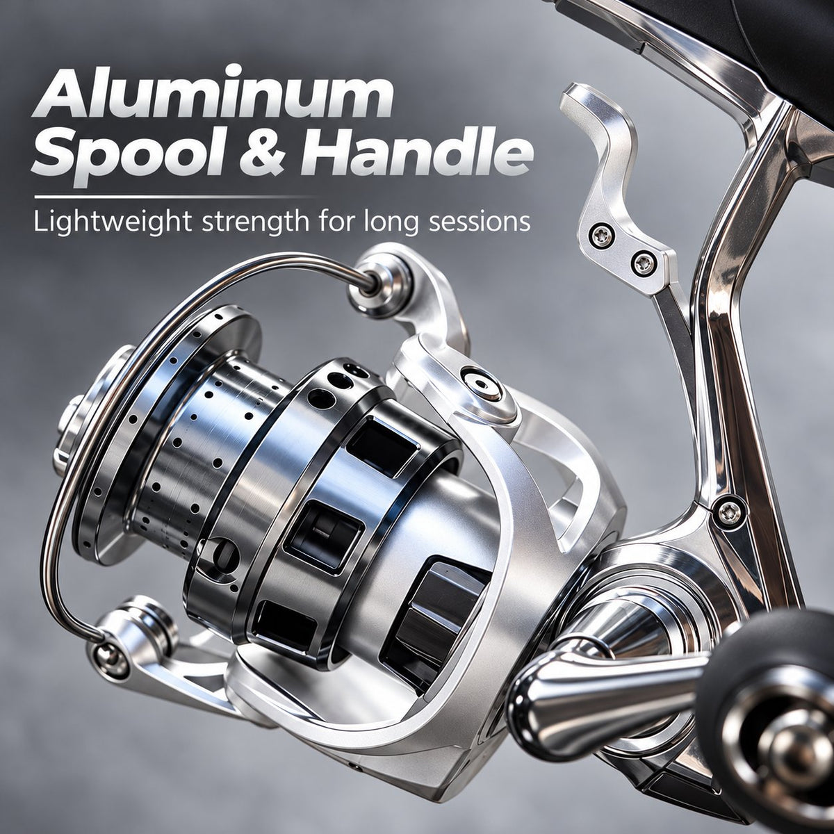 Single-Hand Jigging Fishing Reel with Thumb Lever – product view 6