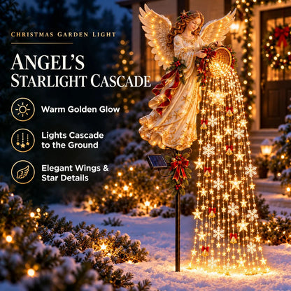 Christmas Starlight Cascade Garden Decorations – 5 Festive Designs