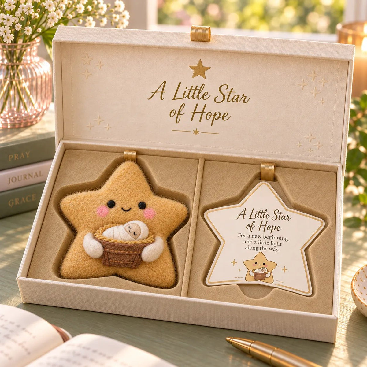 Faith & Meaning | 6 Heartfelt Felt Keepsake Designs with Message Cards ✝️ (✨Buy 2 Free Shipping)