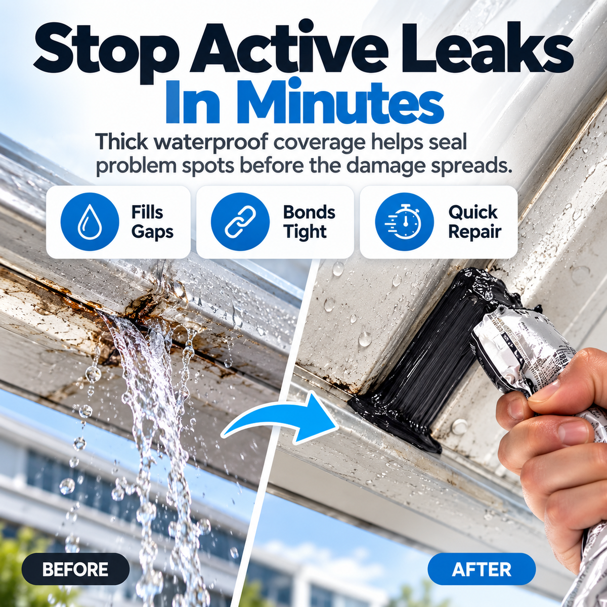 9900 Leak Repair Sealing Paste – Black or White – product view 6