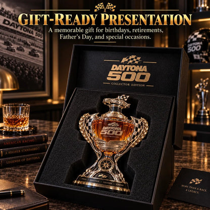 🏁 Daytona 500 Racing Legacy Trophy Whiskey Decanter – Collector’s Edition 🏆