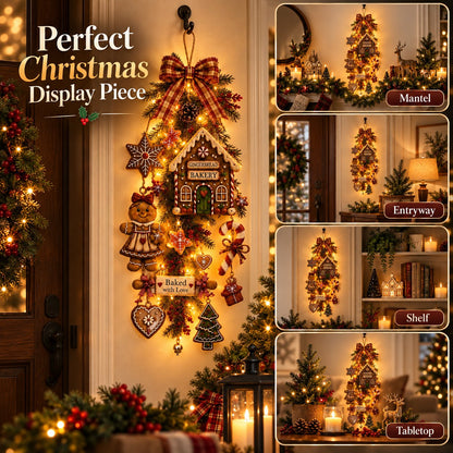 🎄 Gingerbread House Christmas Light Decoration