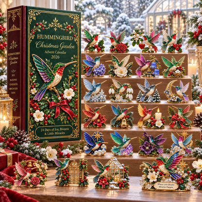 🎁24 Days of Joy in Bloom — Hummingbird Christmas Garden Advent Calendar 2026