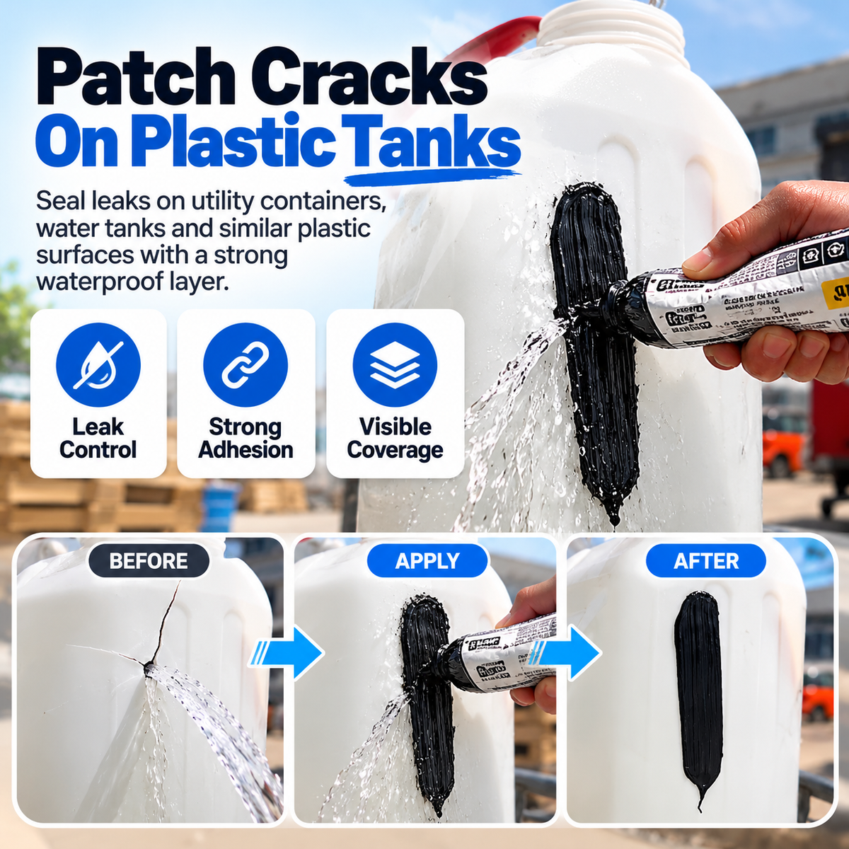9900 Leak Repair Sealing Paste – Black or White – product view 4