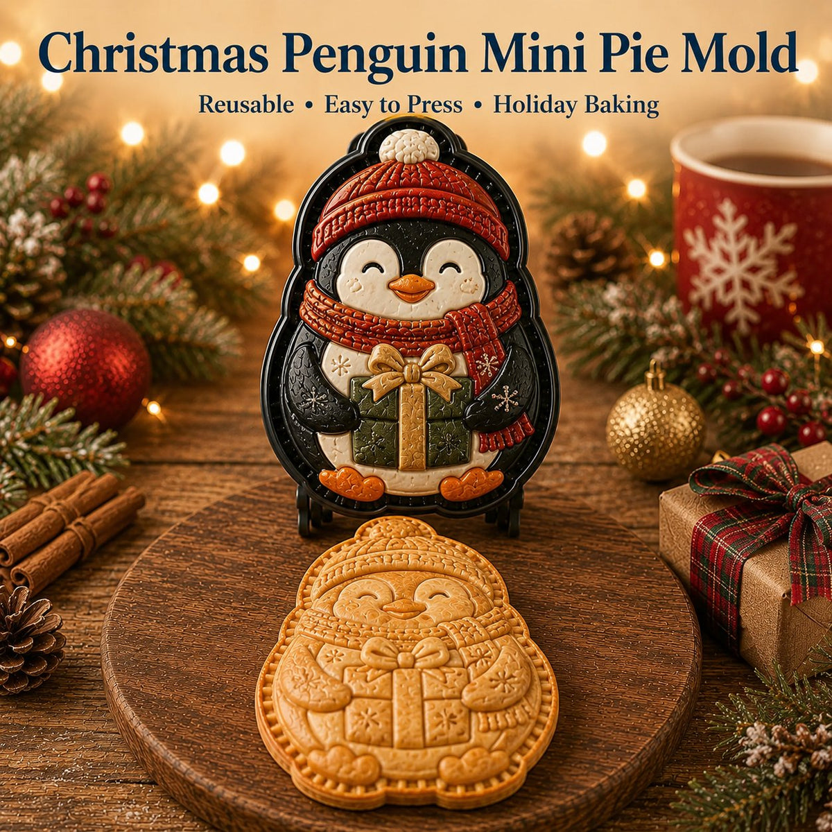 🎄16pcs-Design Christmas Mini Pie Mold Collection🥧