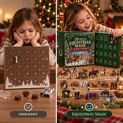 🐎Equestrian Magic Advent Calendar｜24 Days of Equestrian Magic（Flat 2D Printing）