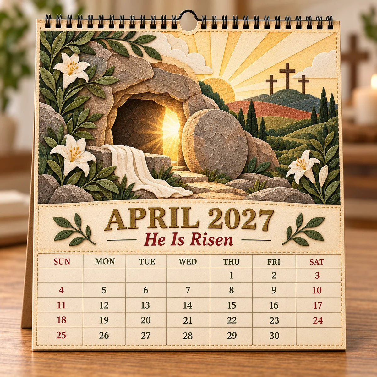 🔥 SPECIAL OFFER |✝️ 2027 Walking With Jesus Wall Calendar