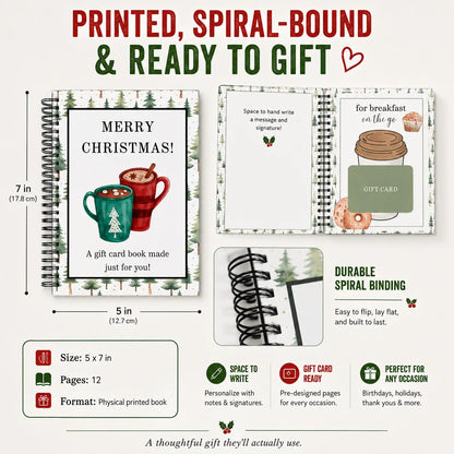 🔥 LIMITED-TIME 50% OFF - 🎄📚Christmas Gift Card Book