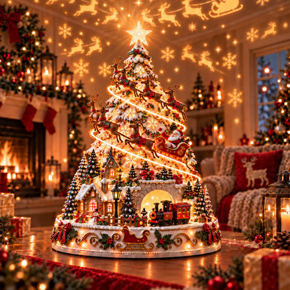 🏆 60,000+ Sold - 🎄MerryRealm Christmas Village Lightscape Tree