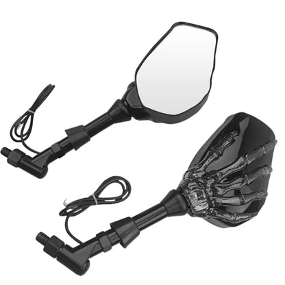 LED ghost claw rearview mirror