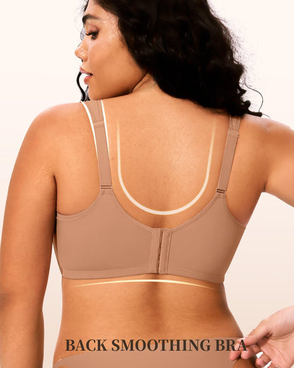 💐Women's Elegant Sheer Full Coverage Minimizer Bra ✨ Plus Size for Large Busts | No Digging, No Spillage & Ultra Comfy
