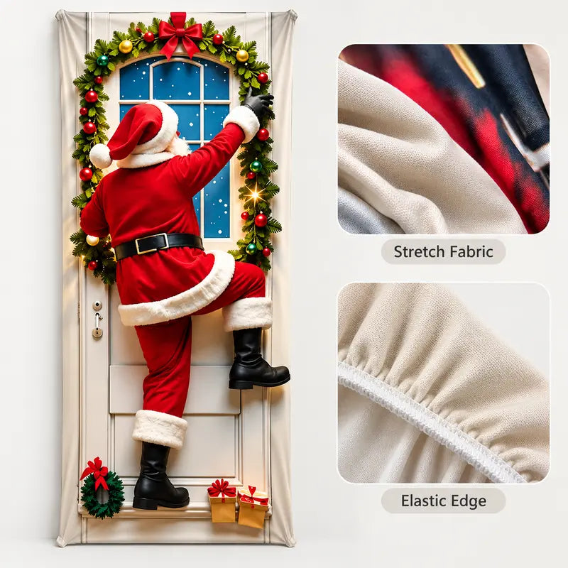 Stretch Climbing Santa