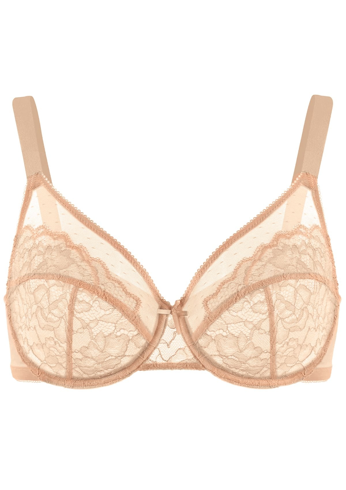 Unlined Comfort Unpadded Full Coverage Underwire Minimizer Bra