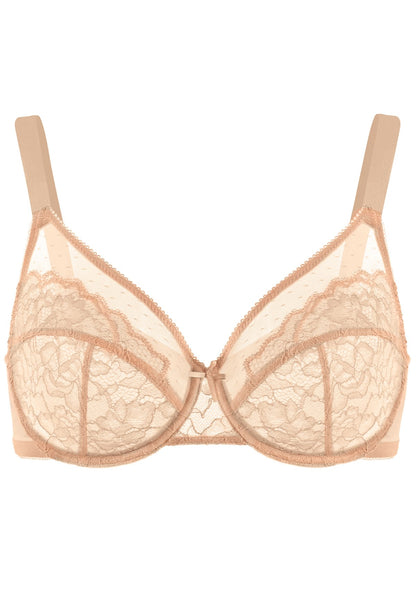 Unlined Comfort Unpadded Full Coverage Underwire Minimizer Bra