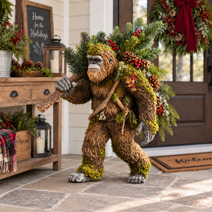 🎄 Woodland Bigfoot – Lighted Christmas Porch Decor 2