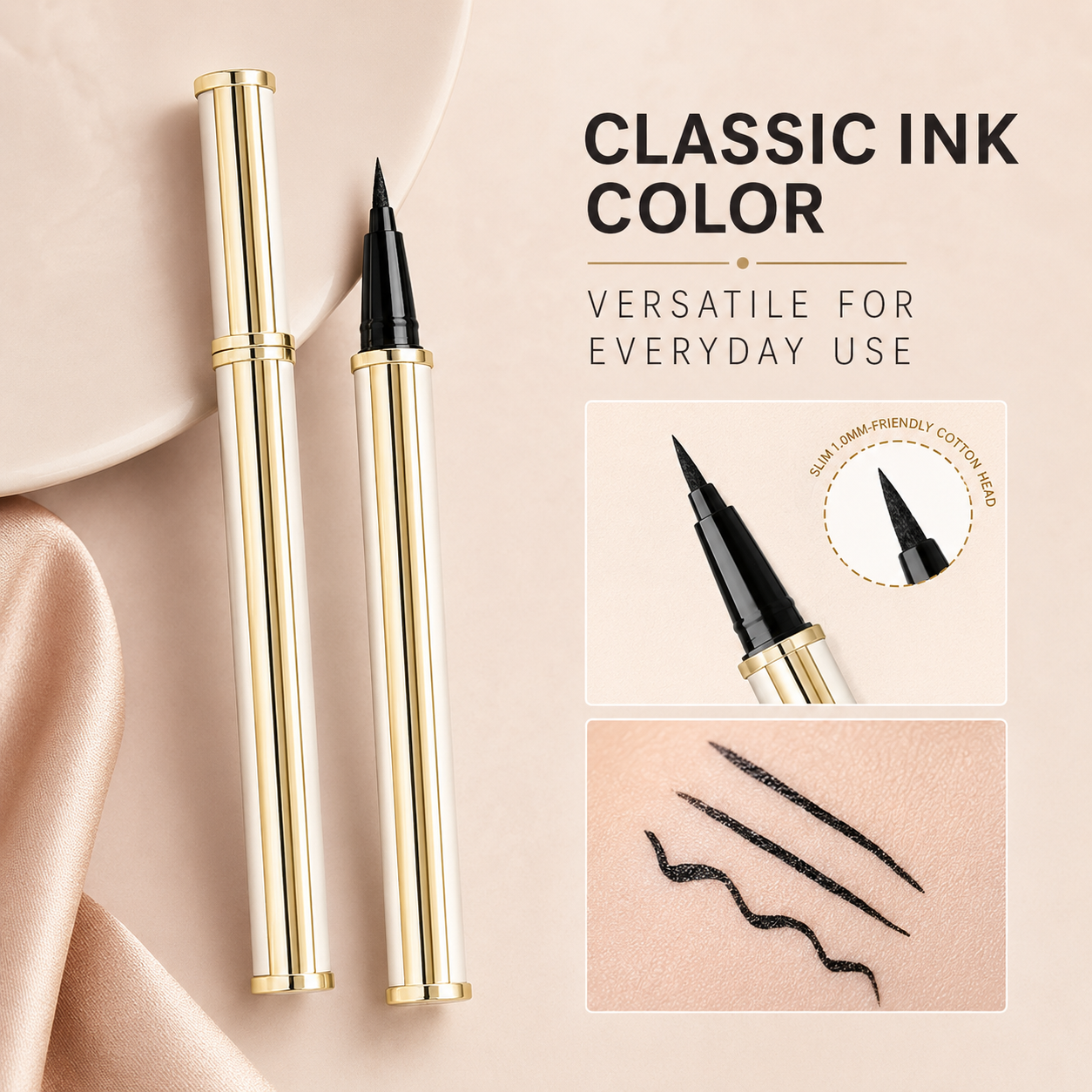 Gentle eyeliner formula