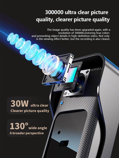 Visual smart doorbell with 4.3-inch color display, 0.3 megapixel camera for home security