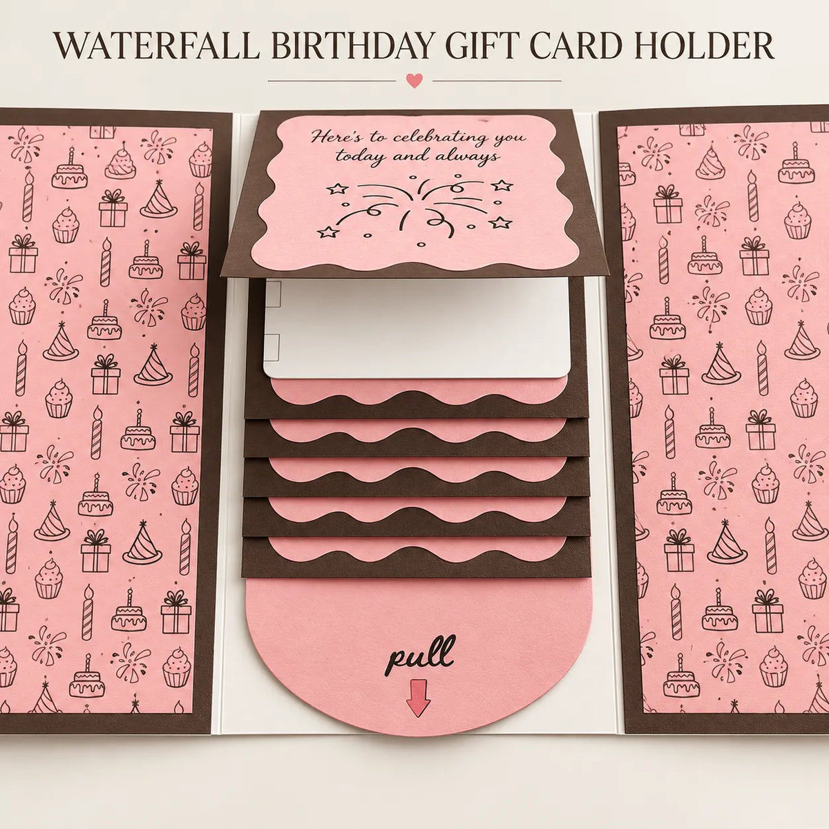⏰LAST DAY 50% OFF - 2026 New 🎅💳 Waterfall Christmas Gift Card Booklet ✨
