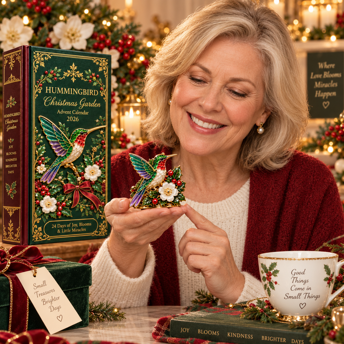 🎁24 Days of Joy in Bloom — Hummingbird Christmas Garden Advent Calendar 2026