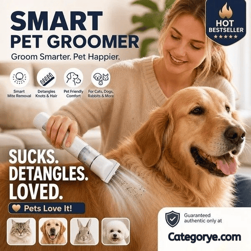 ⏰LIMITED TIME PRICE & FREE SHIPPING🔥Electric Pet Grooming Comb🐕Keep your furry friends away from mites, fleas and tangled fur！