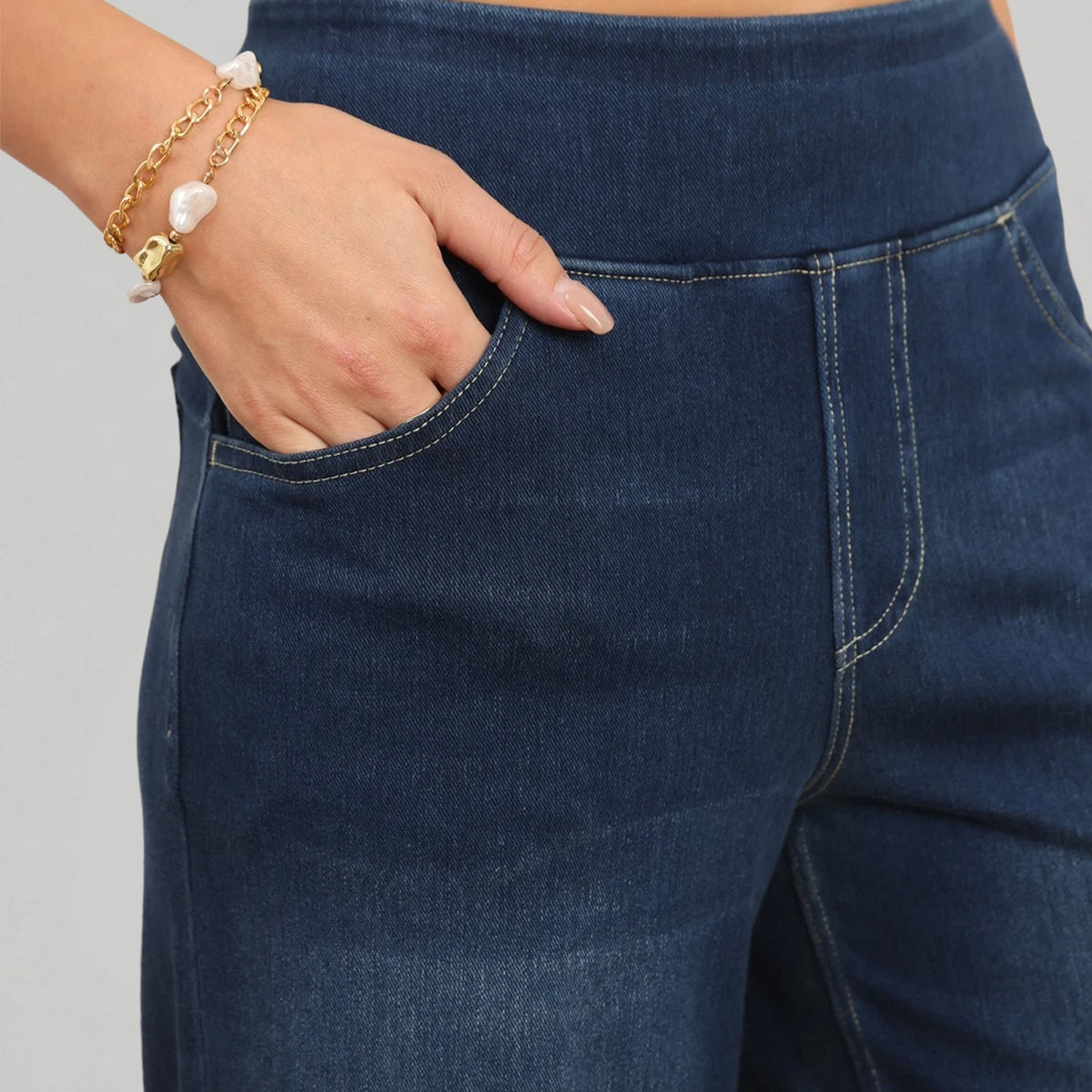 🔥Last Day 60% OFF🔥Women's High-Waisted Washed Baggy Wide