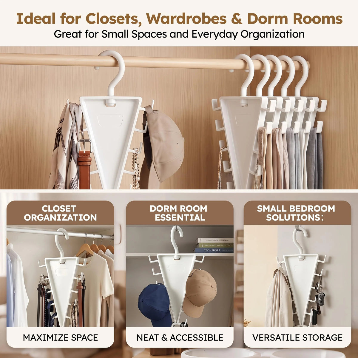 ⏰LAST DAY 50% OFF - V-Shaped Double-Sided Closet Organizer Hanger