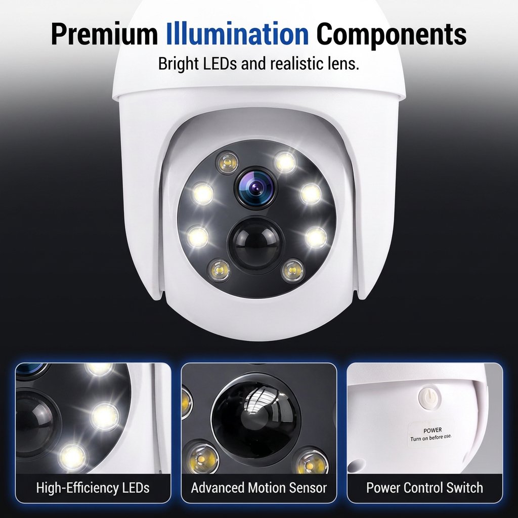 ⏰Final 6 Hours Sale 50% OFF🔥🔥 - Solar-Powered Simulated Surveillance Camera Street Light