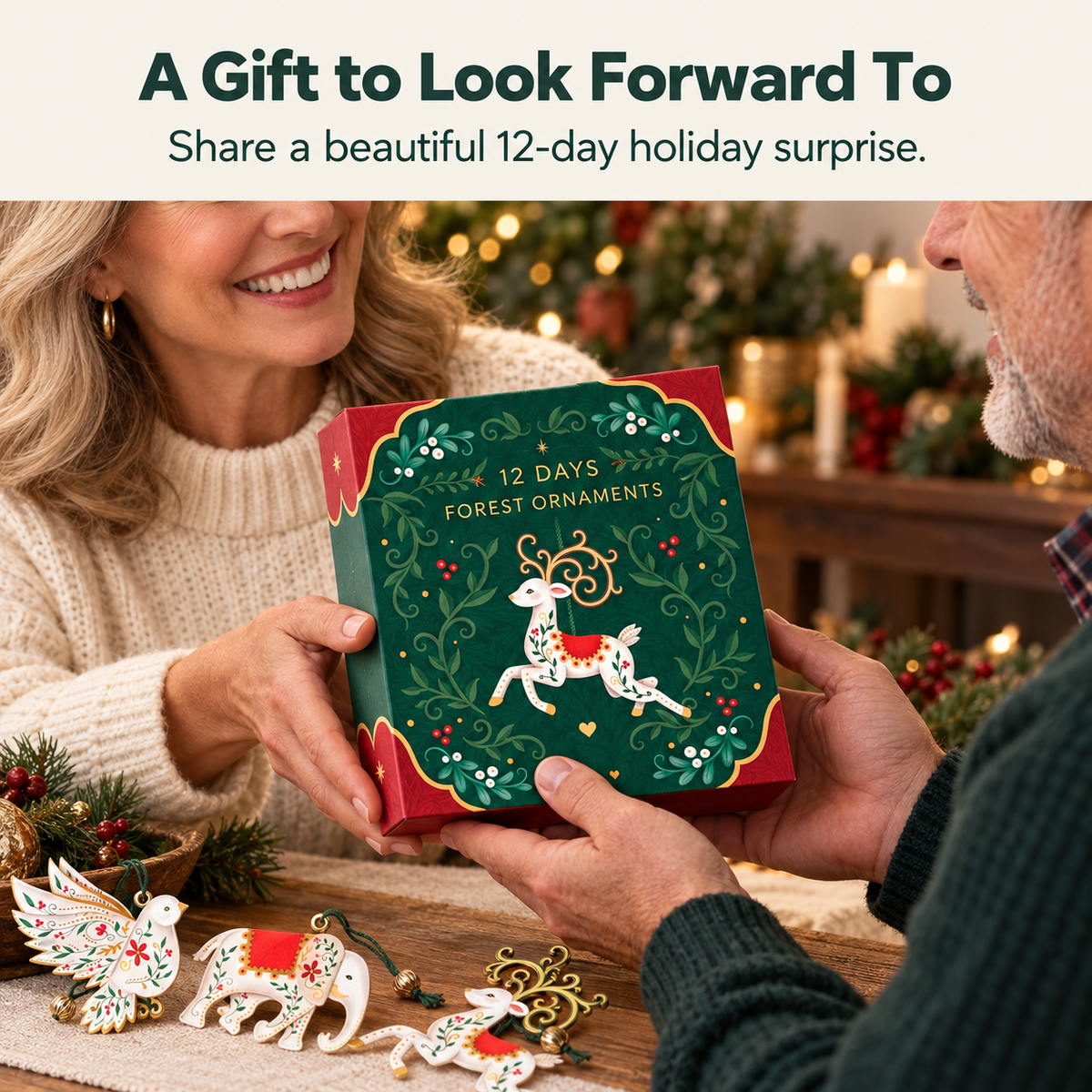 12 Days Enchanted Forest Ornaments Advent