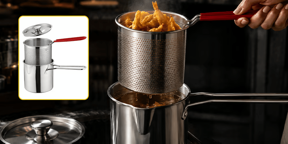 Multifunctional 304 Stainless Steel Fryer