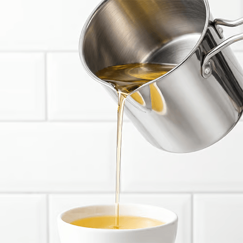 Guide spout fryer