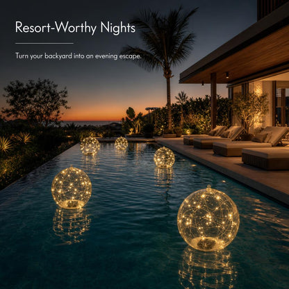 GlowOrb™ Solar Pool Lights