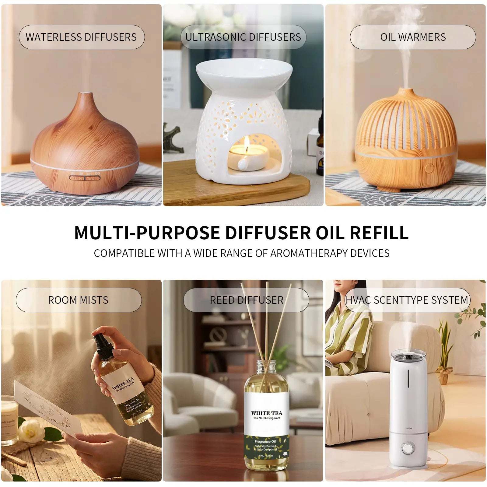 Luxury diffuser oil lifestyle scene