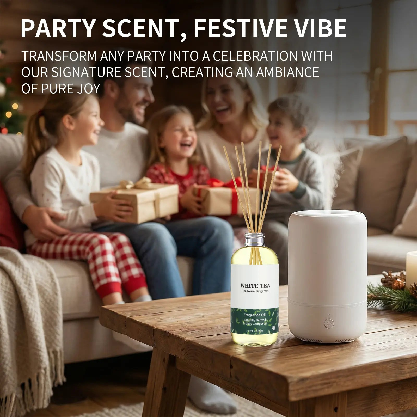Luxury fragrance experience at home