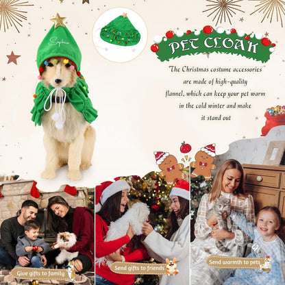 Personalized Christmas Pet Cape