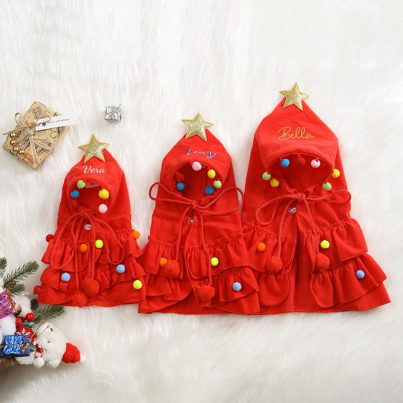 Personalized Christmas Pet Cape