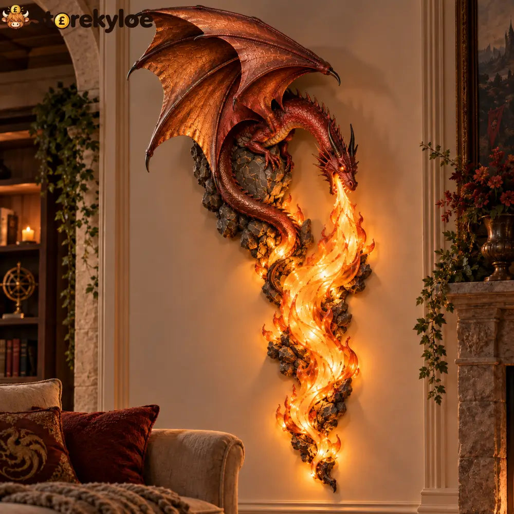 🐉 Dragonfire Guardian™ Wall Sconce – A Legendary Flame Awakens On Your Wall 🔥