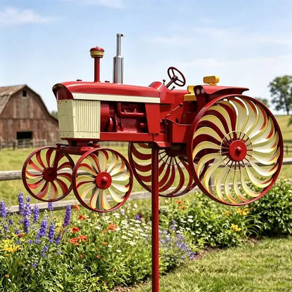🔥HOT SALE 55% OFF 🚜 Handmade Tractor Wind Spinner