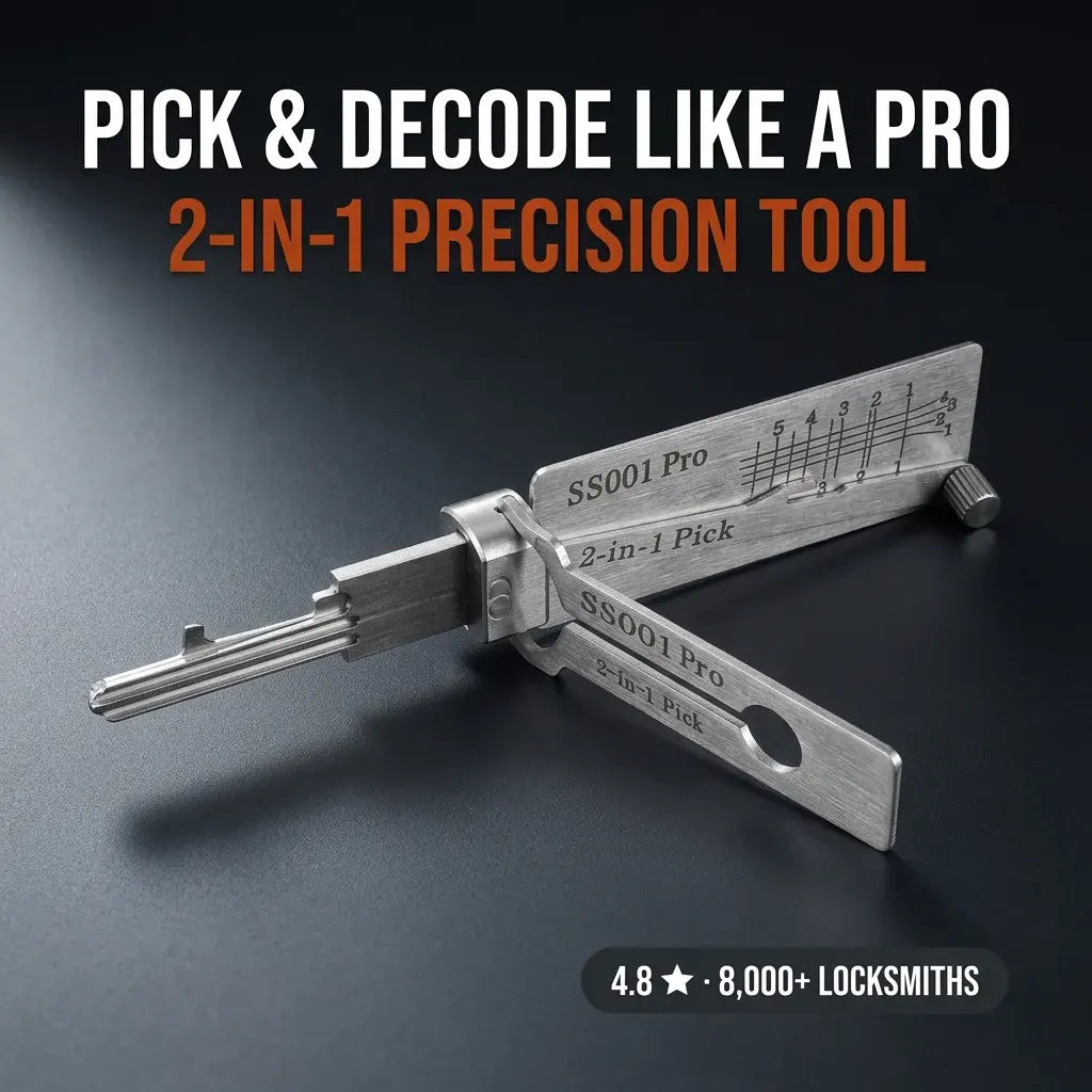 LockCraft 2-in-1 - Precision Lock Pick Set