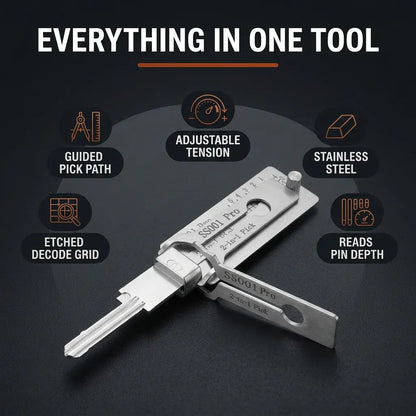 LockCraft 2-in-1 - Precision Lock Pick Set